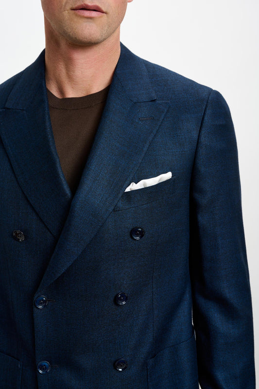 Soho Jacket Taormina Plain Navy - View 2