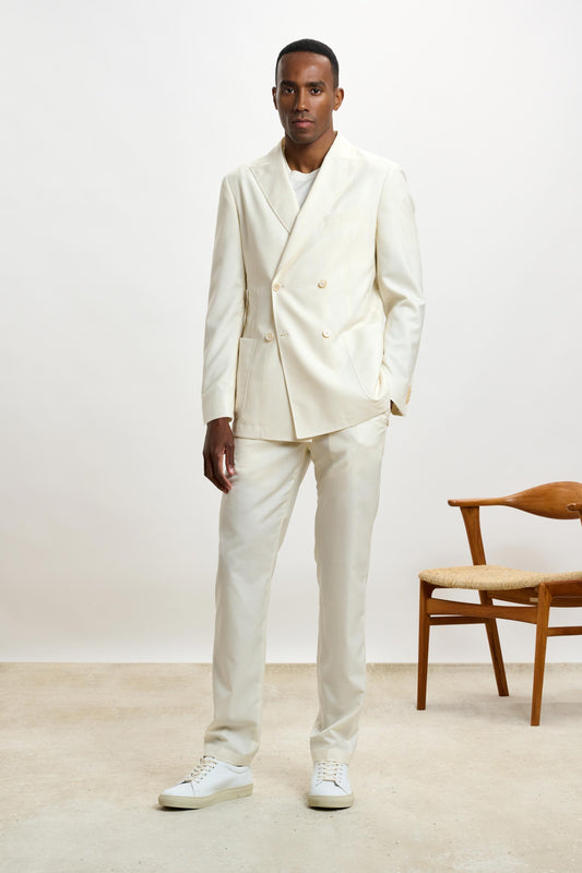 Kenton Jacket Summer Cashmere Offwhite - View 1