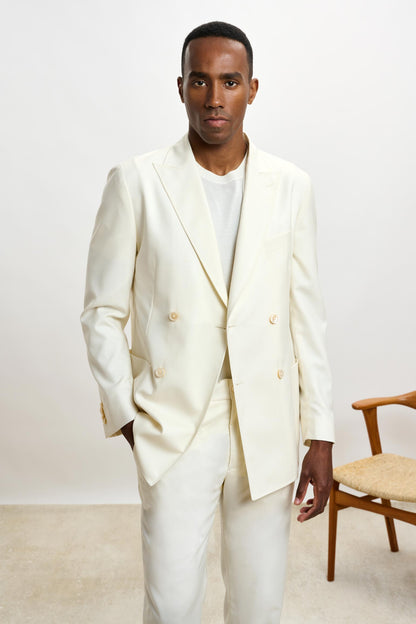 Kenton Jacket Summer Cashmere Offwhite - View 3