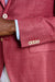 Kenton Jacket Taormina Plain Red - View 6