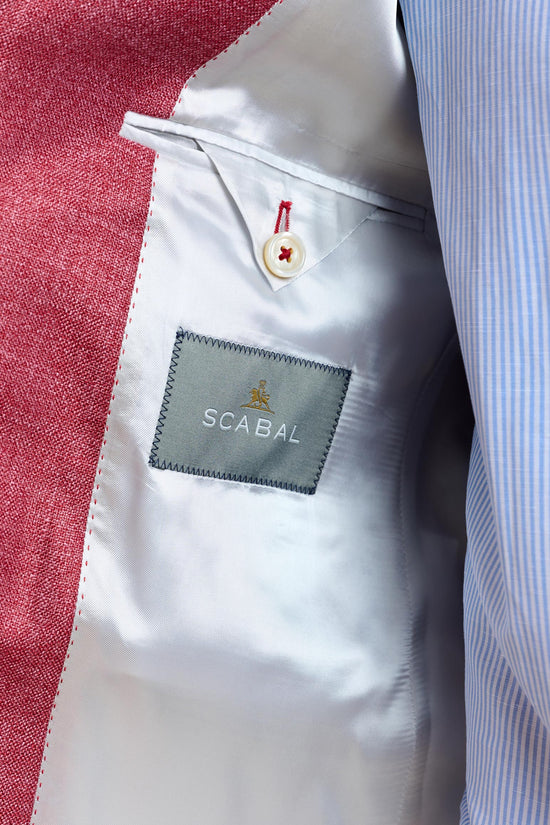 Kenton Jacket Taormina Plain Red - View 8