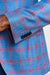 Kenton Jacket Taormina Check Light Blue Red - View 4