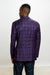 Kenton Jacket Mosaic Check Dark Aubergine - View 8