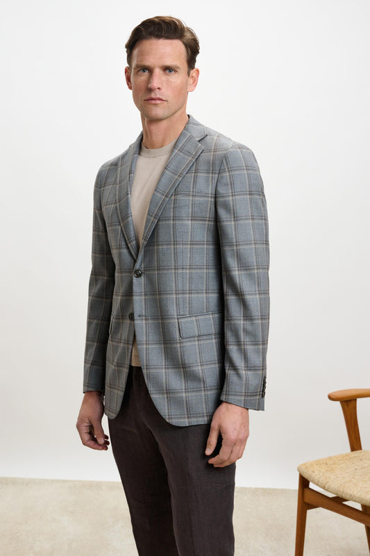 Kenton Jacket Mosaic Dark Grey - View 3