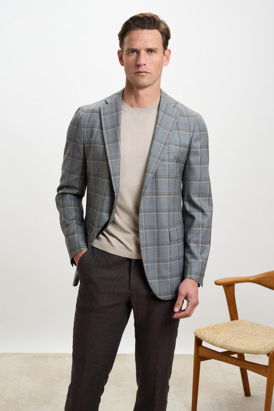 Kenton Jacket Mosaic Dark Grey - View 4