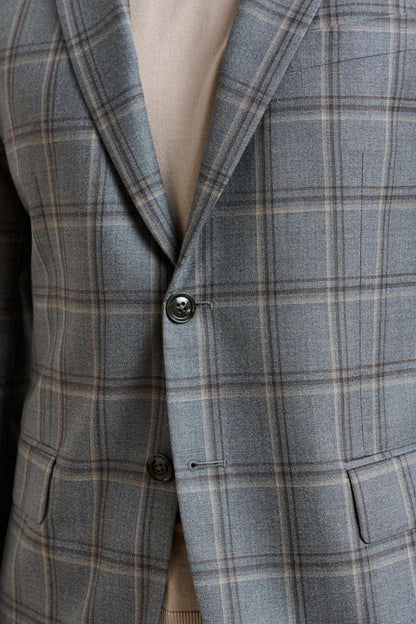 Kenton Jacket Mosaic Dark Grey - View 5