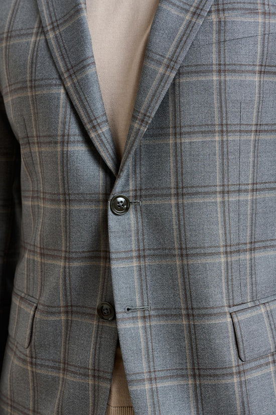 Kenton Jacket Mosaic Dark Grey - View 5