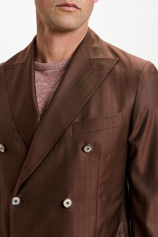 Kenton Jacket Rhapsody Herringbone Tobacco - View 3