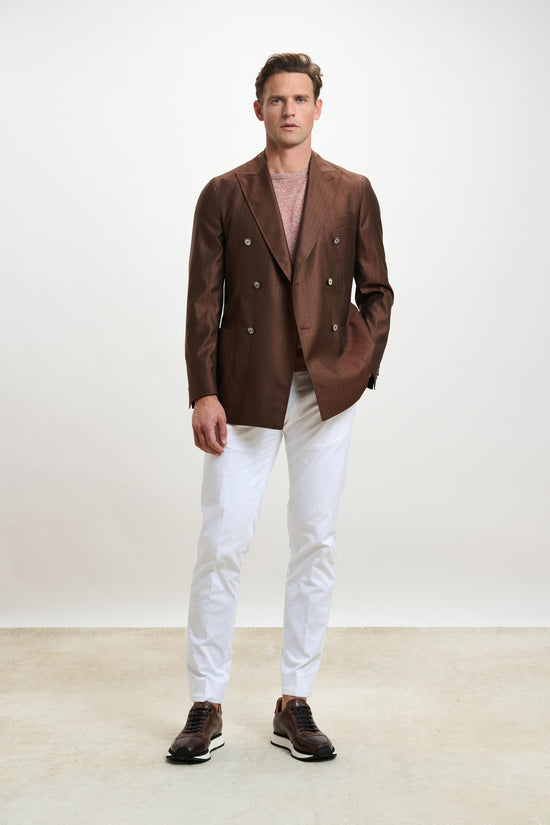 Kenton Jacket Rhapsody Herringbone Tobacco - View 7