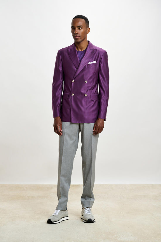 Kenton Jacket Rhapsody Herringbone Violet - View 2