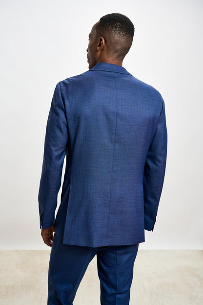 Kenton Jacket Crossover Plain Blue - View 7