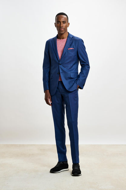 Kenton Jacket Crossover Plain Blue - View 8