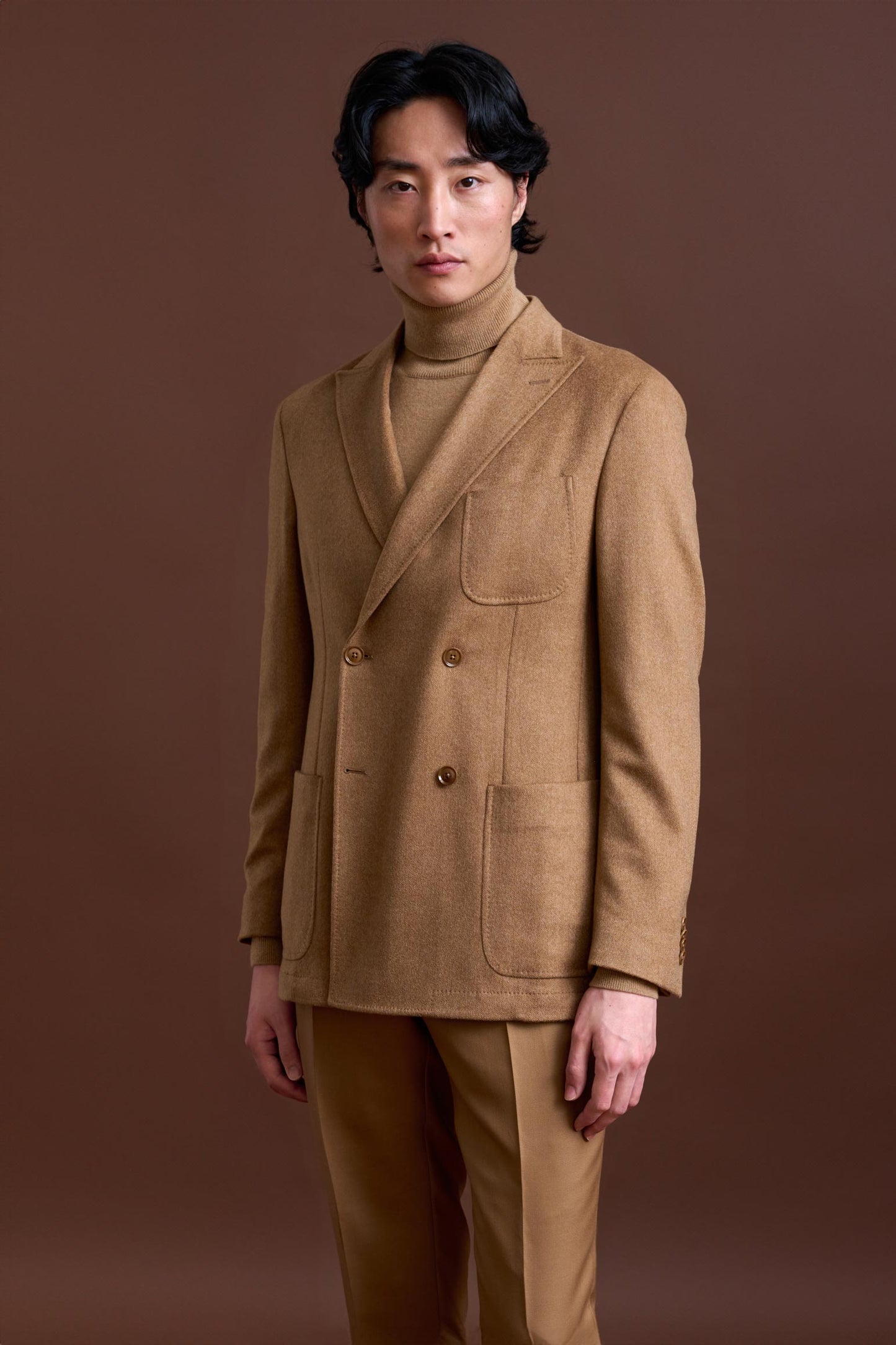 Brown 100% Cashmere Kenton Jacket St Moritz - View 2