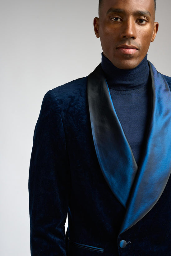 Navy Cotton Soho Tuxedo Festival - View 6