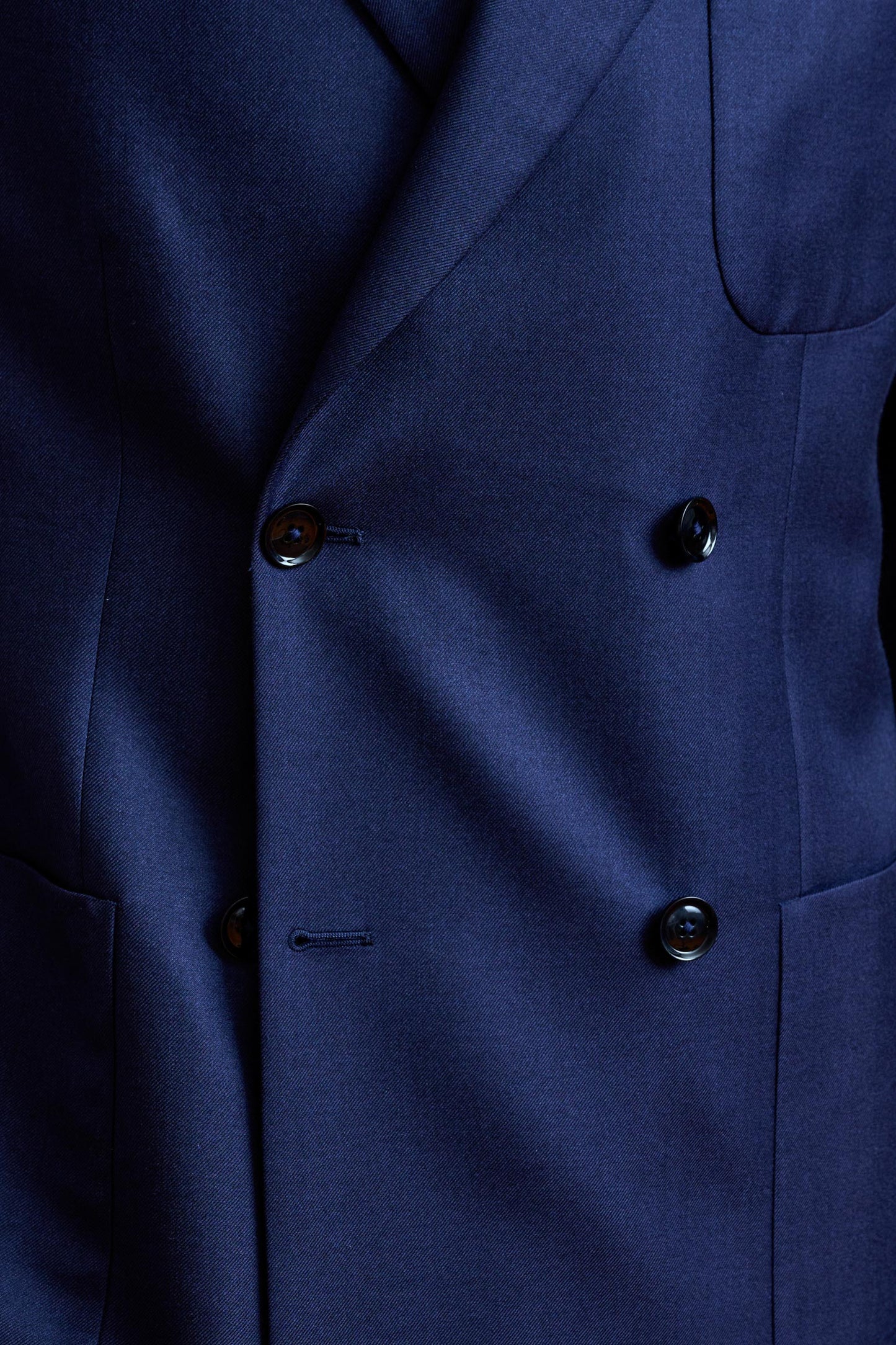 Blue 100% Cashmere Kenton Jacket St Moritz