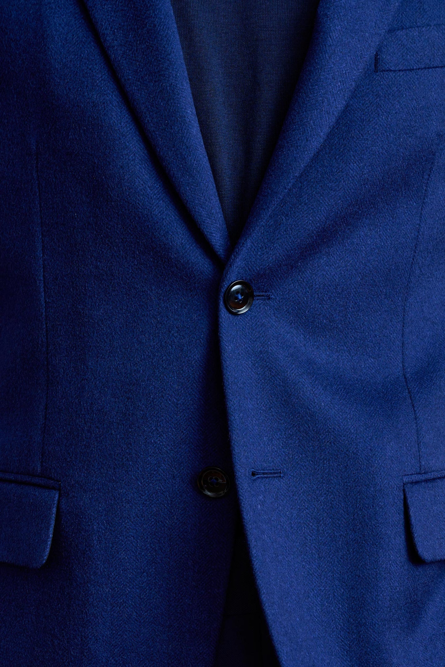 Marineblaue Kenton-Jacke aus Kaschmir und Seide von Beverly Hills