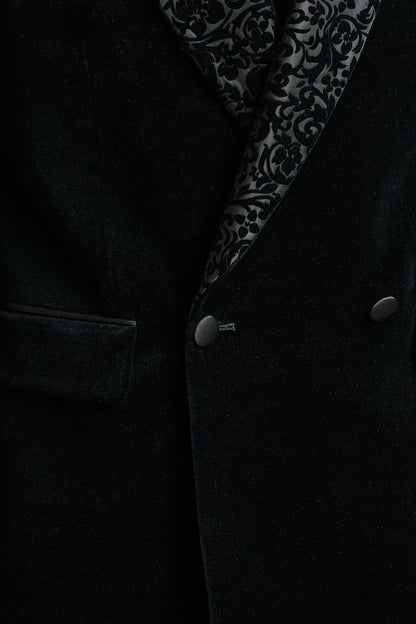 Velvet Plain Black Soho Tuxedo Festival - View 3