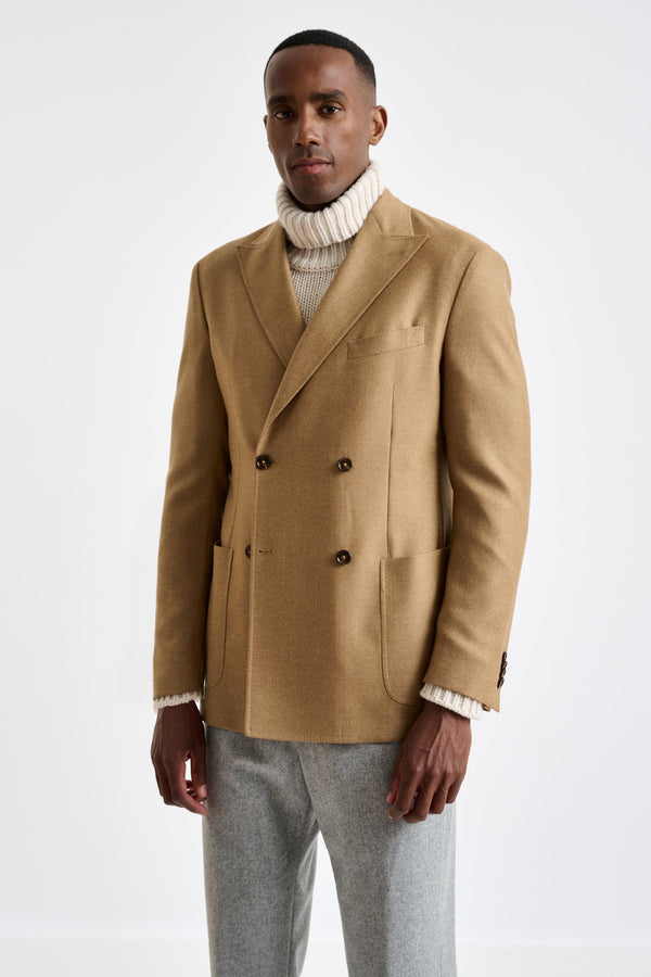 Veste Kenton En Laine Camel Harmony