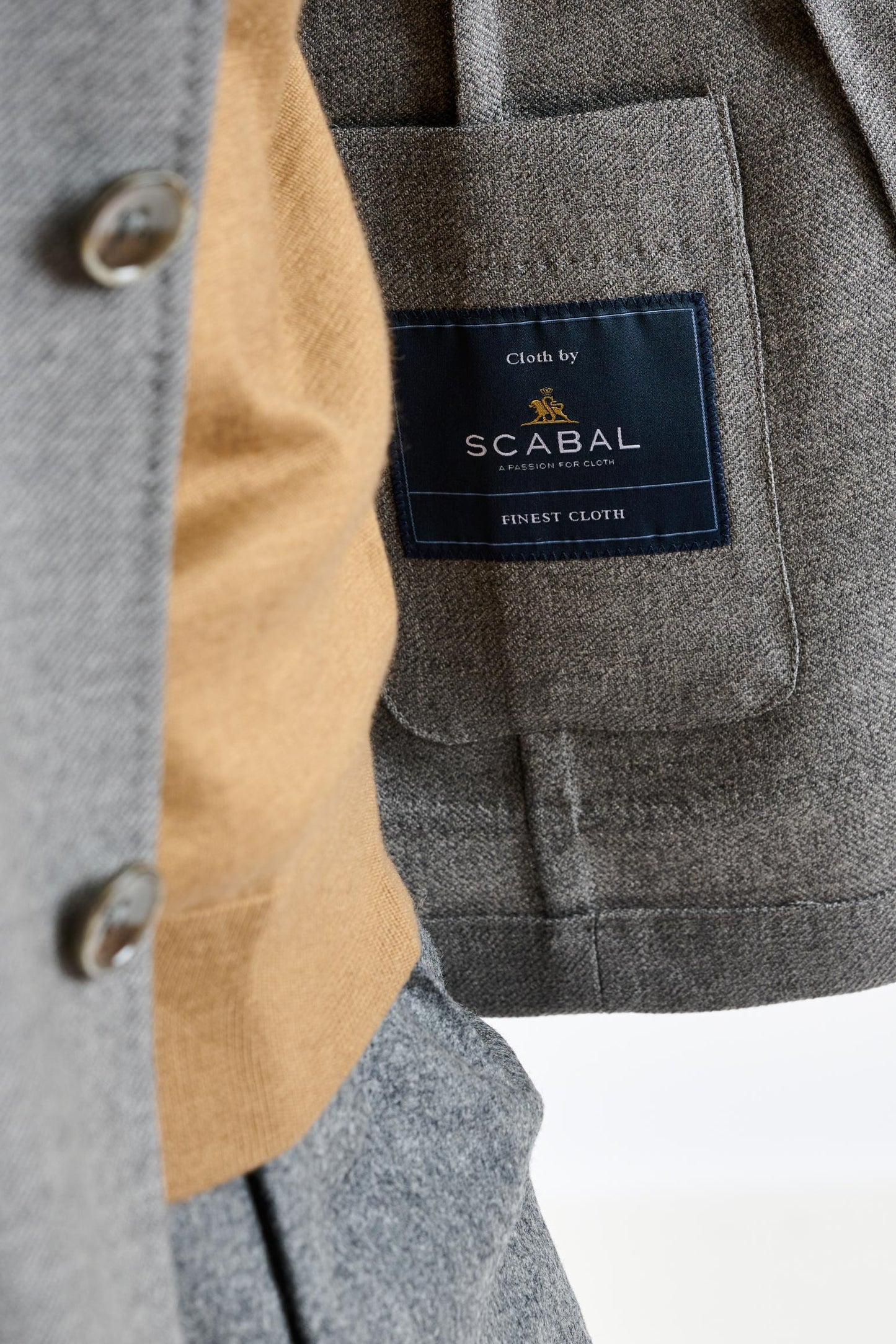 Mid Grey Wool Chelsea Shirt Jacket Harmony