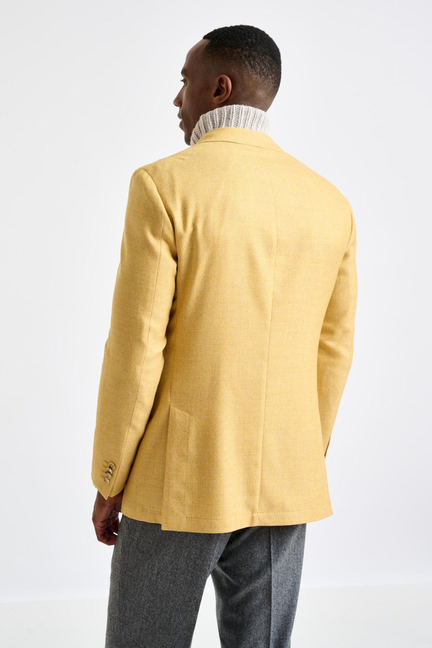 Yellow Wool Kenton Jacket Harmony - View 8