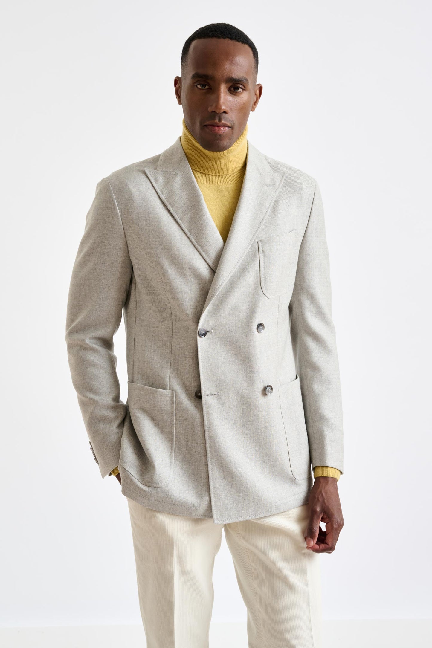 Light Grey Wool Kenton Jacket Harmony - View 2