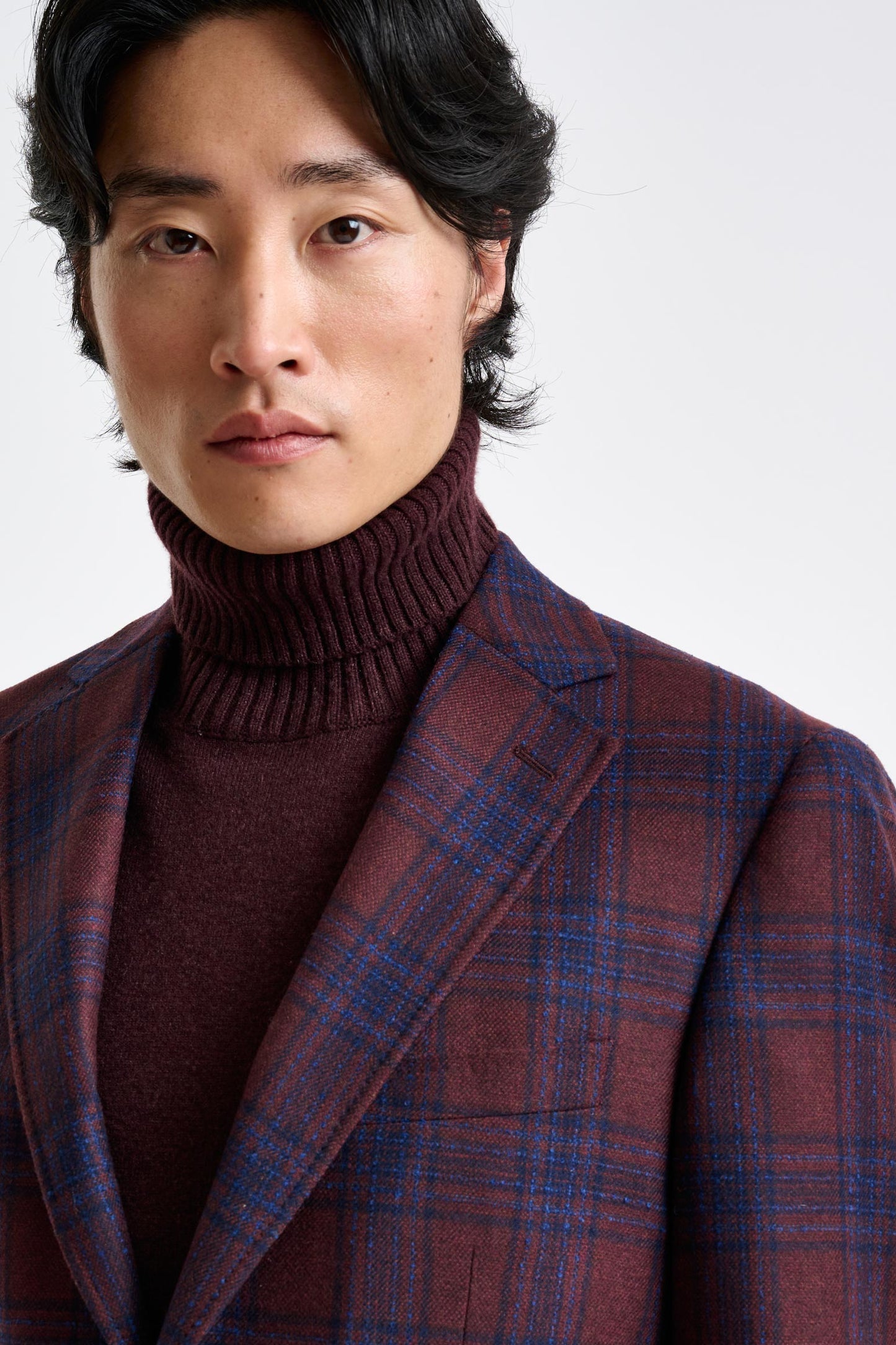 Burgundy Wool & Cashmere Soho Jacket Escape