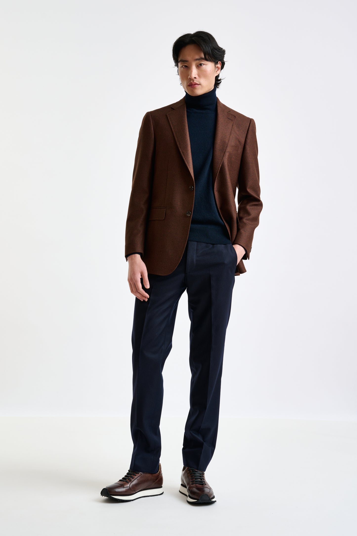 Brown Wool Soho Jacket Harmony - View 1