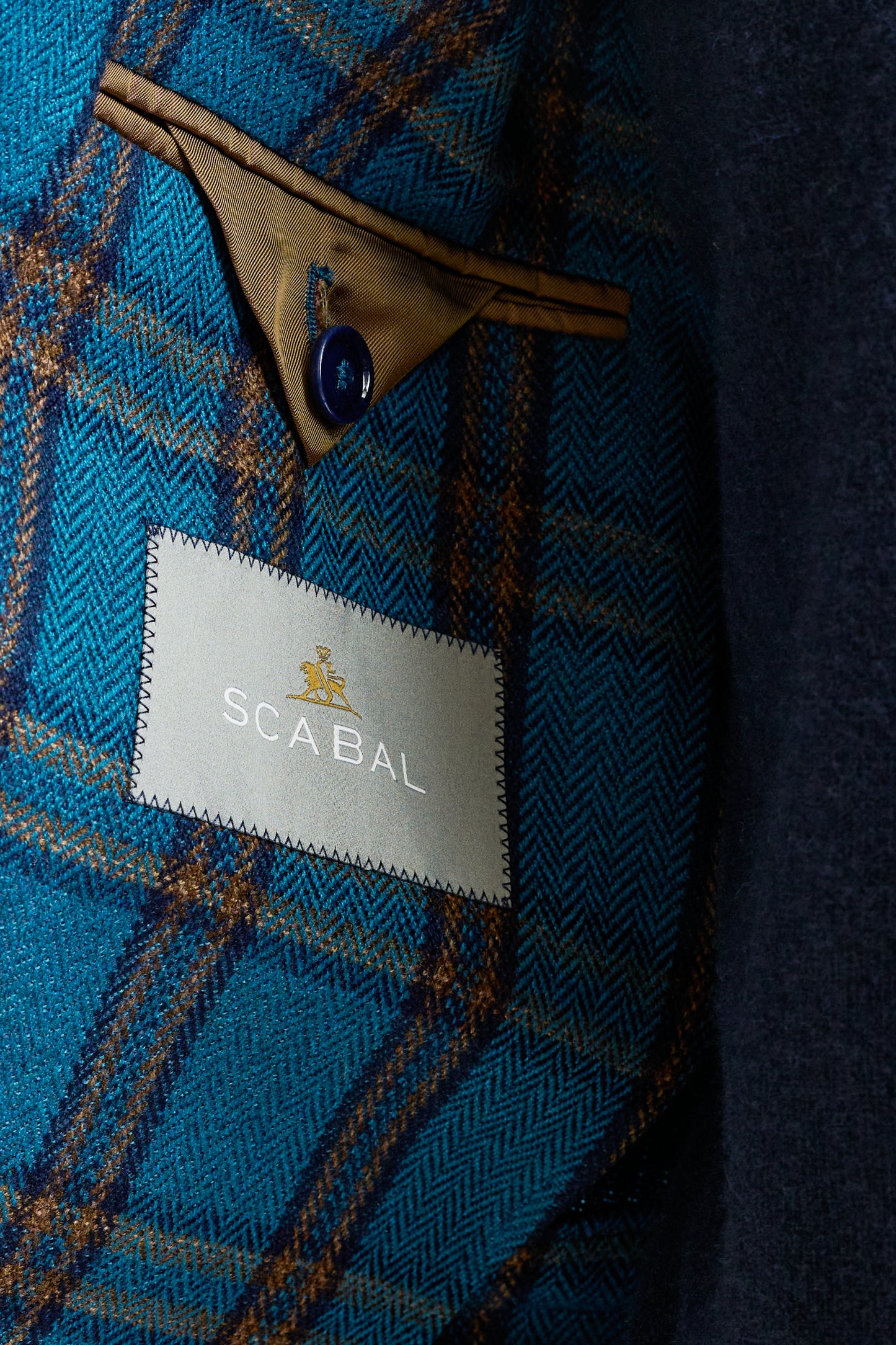 Blue Wool & Cashmere Soho Jacket Escape - View 7