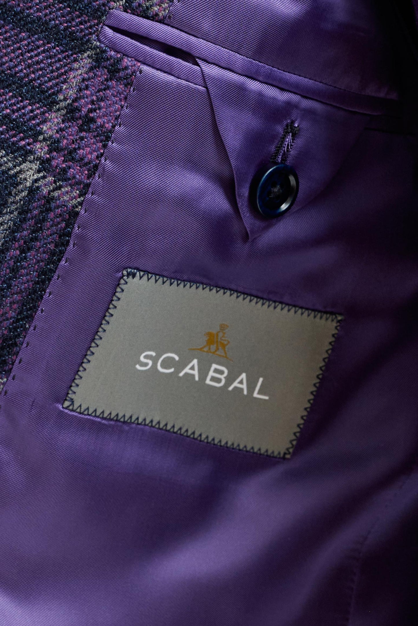 Purple Wool & Cashmere Kenton Jacket Escape