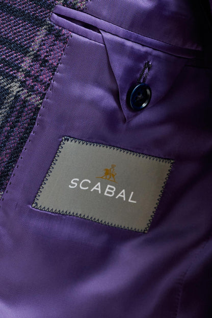 Purple Wool & Cashmere Kenton Jacket Escape - View 7