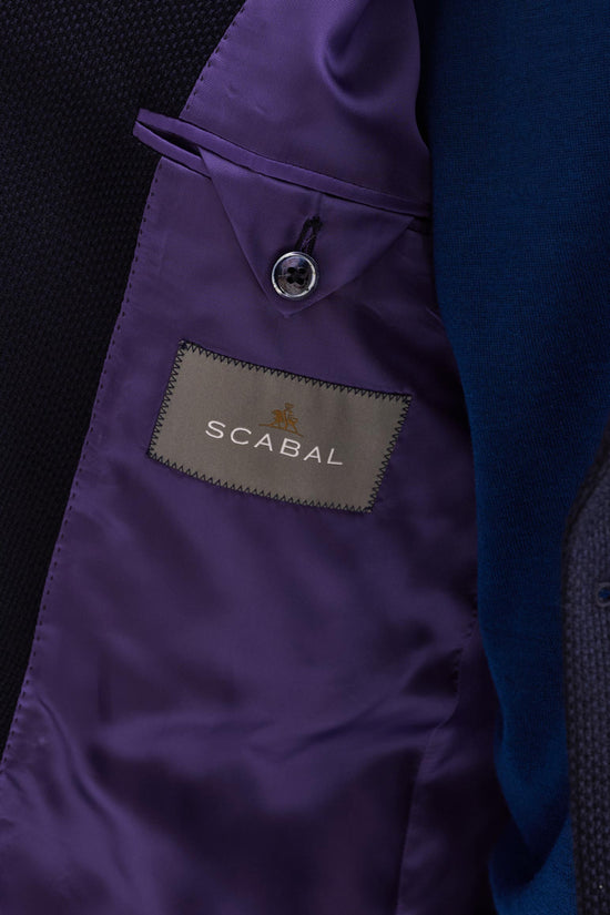 Blue Super 100's Wool Soho Jacket Sonata - View 6