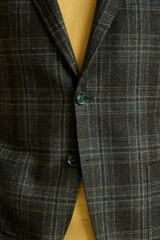 Check Wool & Cashmere Kenton Jacket Escape - View 3
