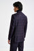Check Purple Super 130's Wool Soho Jacket Hybrid - View 7