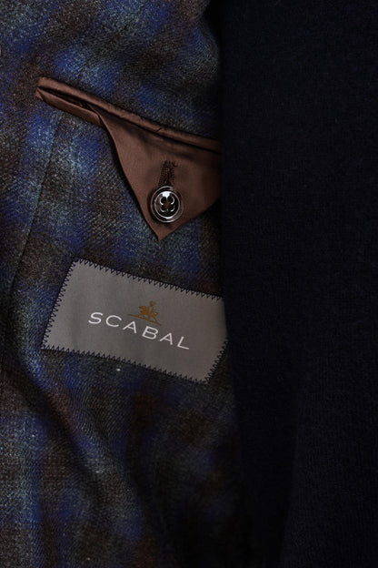 Medium Blue  Wool & Cashmere Kenton Jacket Escape - View 7