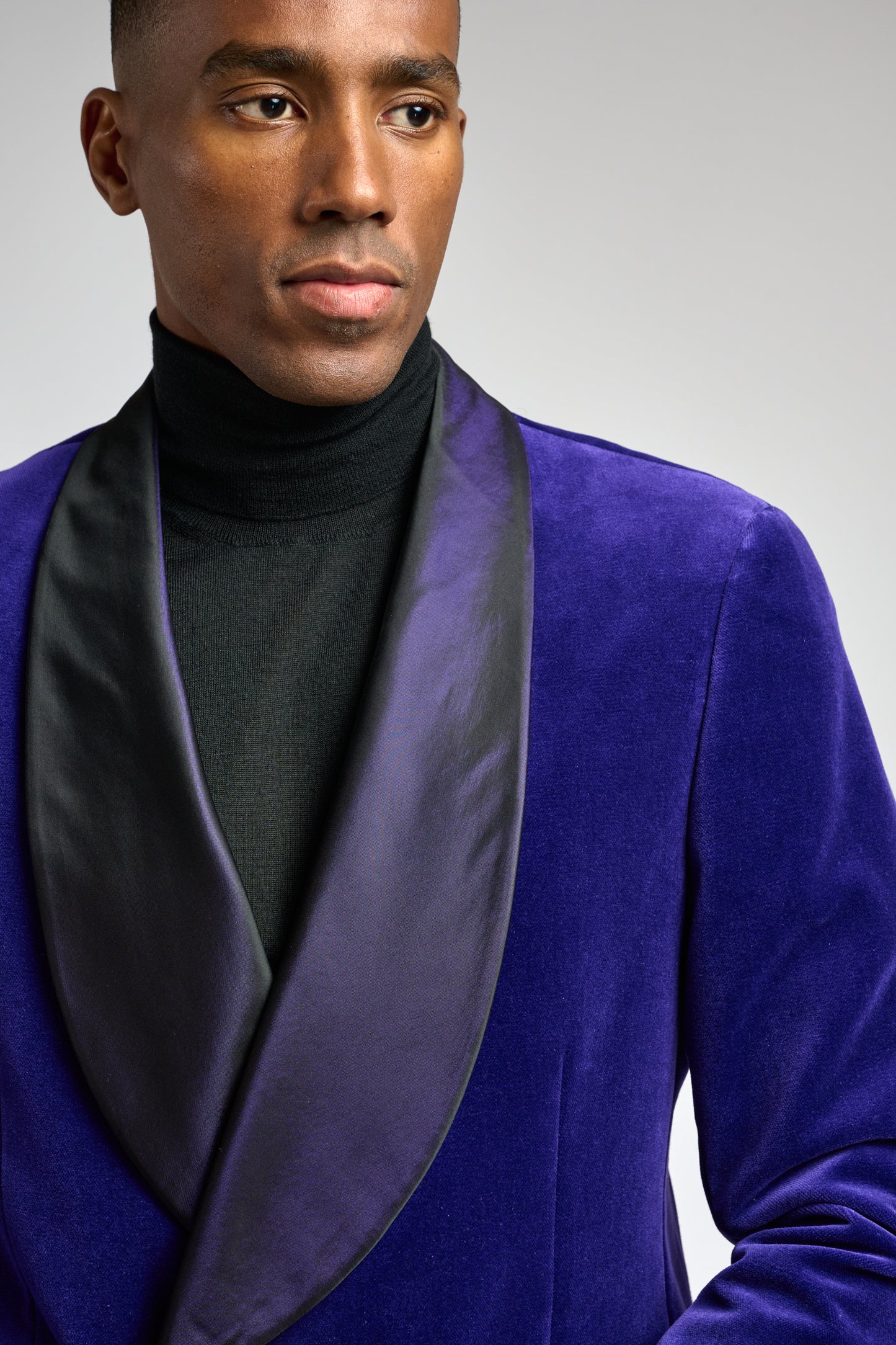 Blue Cotton Soho Tuxedo Velvets