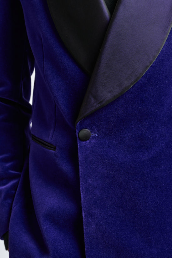 Blue Velvet Soho Tuxedo - View 4