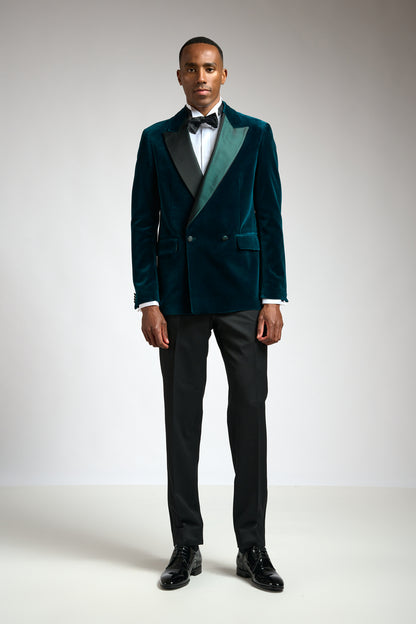 Green Soho Tuxedo Velvets - View 1