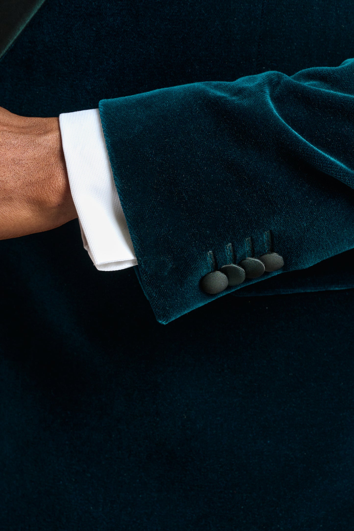 Green Cotton Soho Tuxedo Velvets