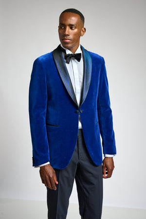 Blue Velvet Kenton Tuxedo - View 2
