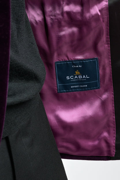 Purple Velvet Kenton Tuxedo - View 5