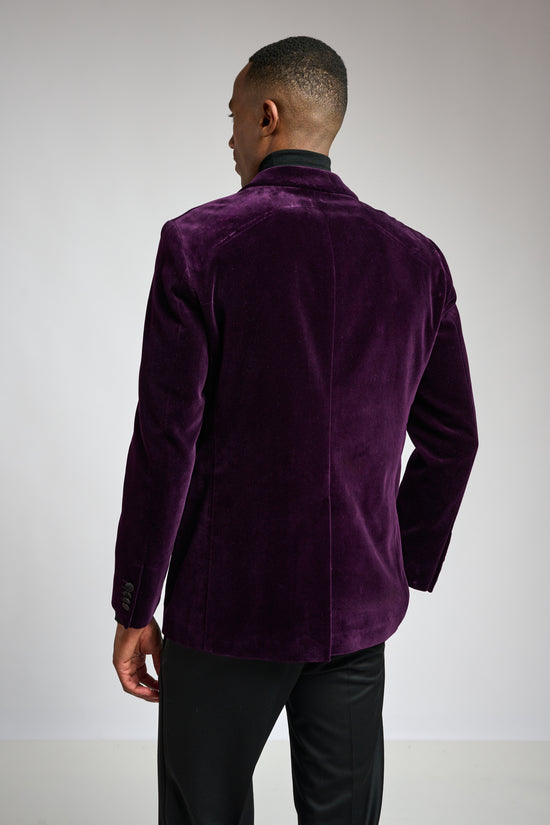 Purple Velvet Kenton Tuxedo - View 7