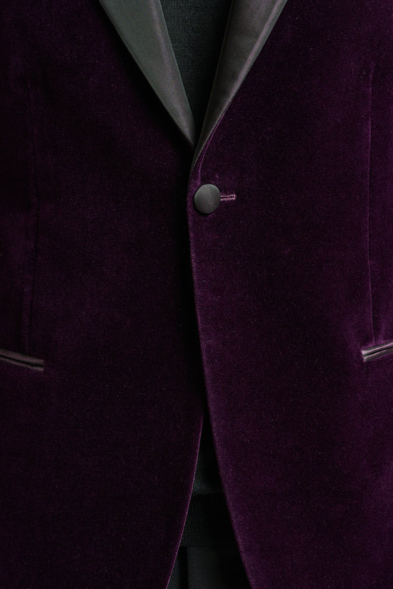 Purple Velvet Kenton Tuxedo - View 8