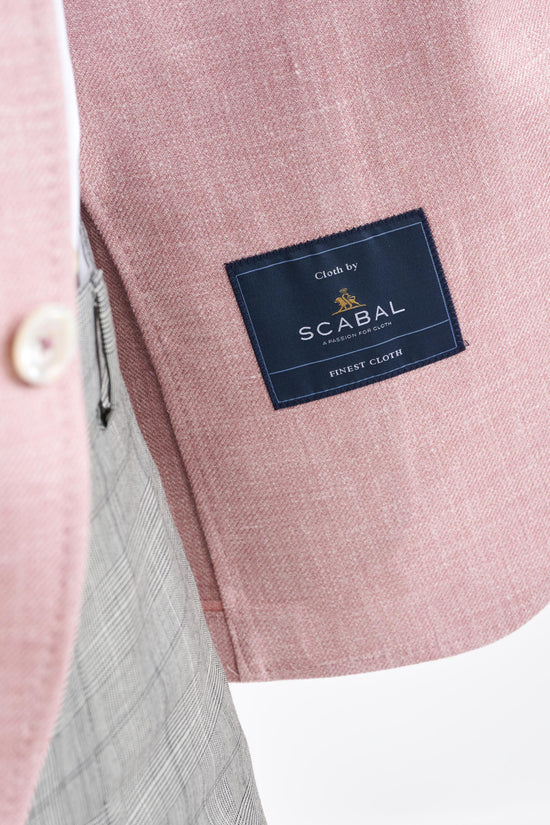 Pink Silk & Linen Soho Jacket Amalfi Trend - View Five