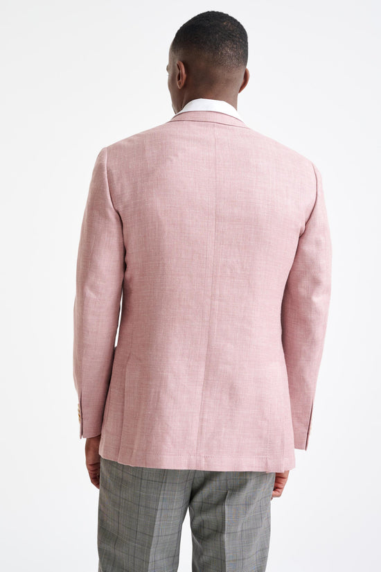Pink Silk & Linen Soho Jacket Amalfi Trend - View Eight