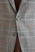 Check Light Grey Wool & Linen Kenton Jacket Amalfi Trend - View Three