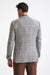 Check Light Grey Wool & Linen Kenton Jacket Amalfi Trend - View Seven
