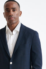 Navy Wool Kenton Jacket Connect - View Three