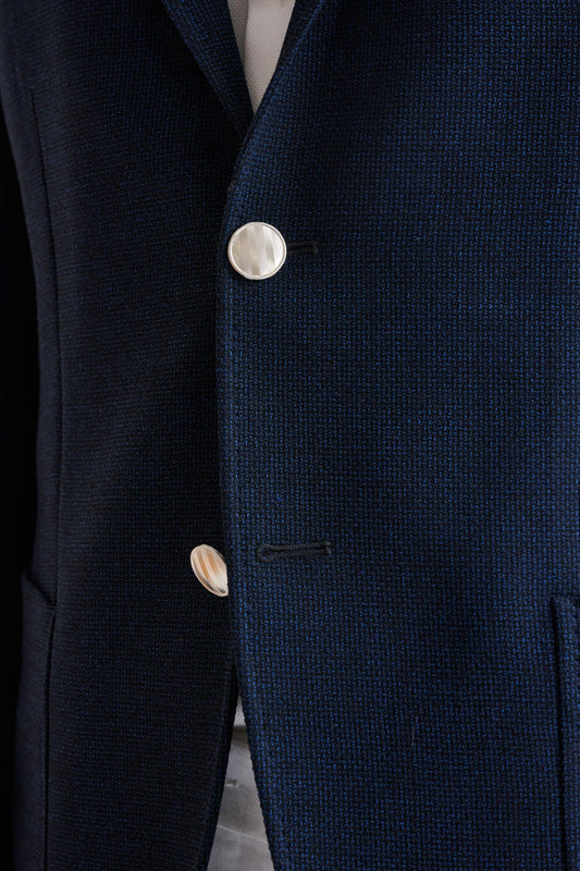 Navy Wool Kenton Jacket Connect - View Four