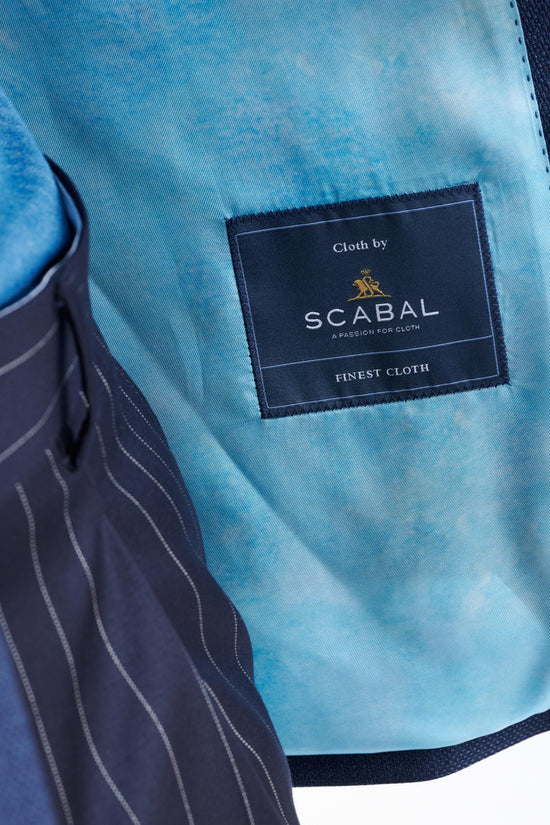 Blue 100% Wool Kenton Jacket Rhapsody - View Five