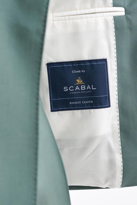 Sage Green Super 100's Wool Soho Jacket New Deluxe - View Five